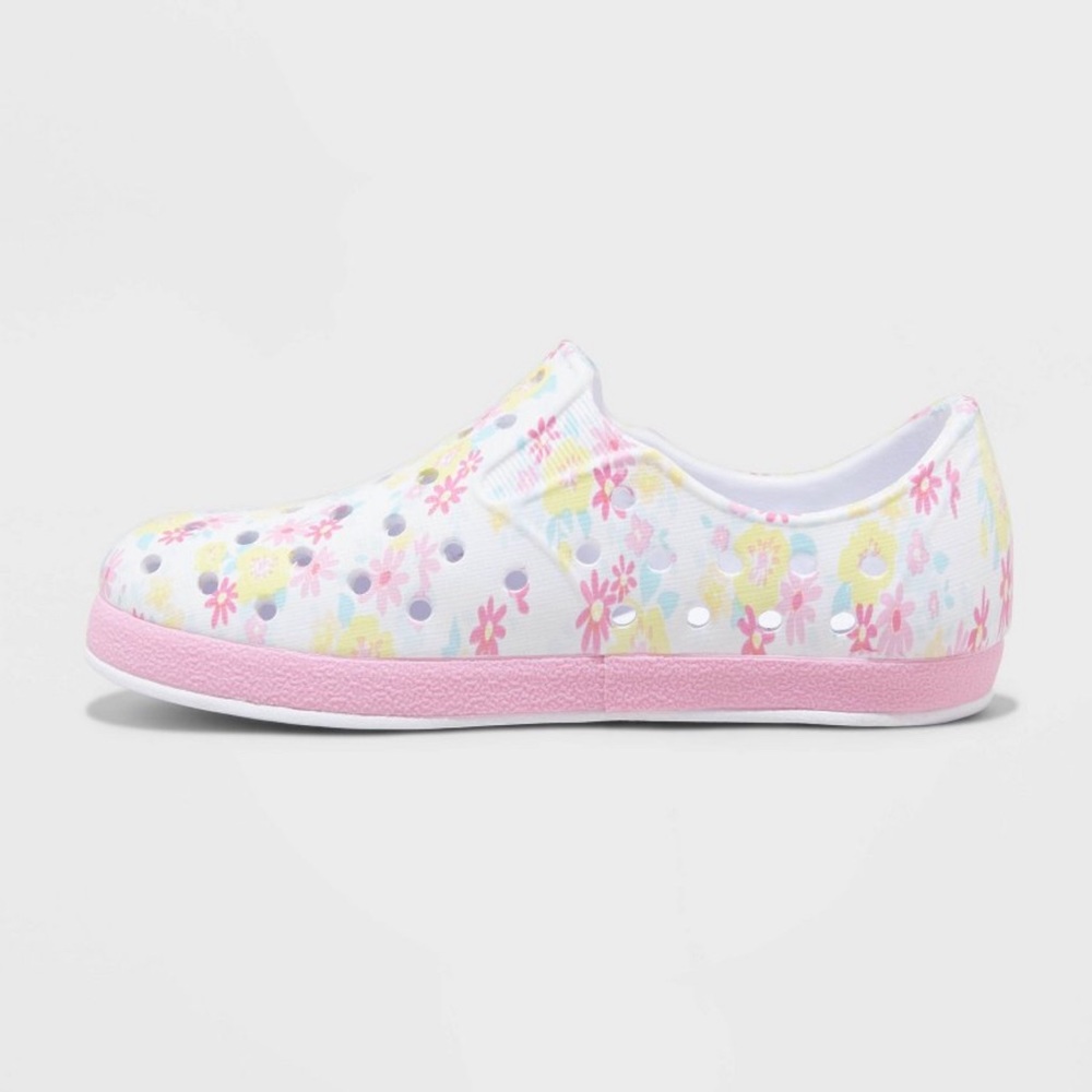 NWT Cat & Jack Girls Jese Floral Print Slip On Shoes - Picture 5 of 5